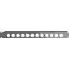 Adam Hall 872213 19Zoll 1HE U-Rackblende mit 12 D-Serie-Bohrungen