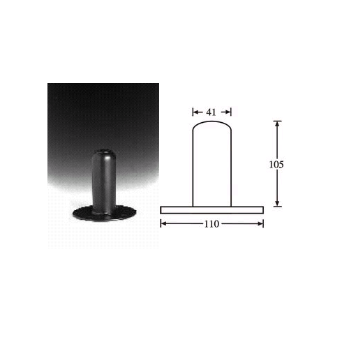 Adam Hall SM700 Einbau-Boxenflansch für Standart-Lautsprecherstative mit 36mm