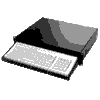 Adam Hall 87412 19Zoll 2HE Tastaturschublade