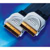 Clicktronic HC 2-075 Clicktronic Scartkabel Flachkabel 0,75m