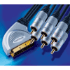 Clicktronic HC 6-500 Clicktronic Scart - 6x Cinch (4x Audio in, out, 2x Video in, out) 5m