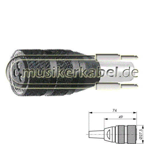 Amphenol T 3080 002 Amphenol Rundsteckverbinder 3polig C070 A Kabeldose