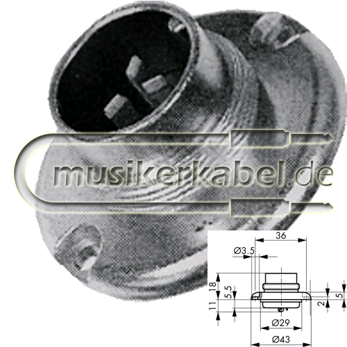 Amphenol T 3081 006 Amphenol Rundsteckverbinder 3polig C070 A Gerätestecker