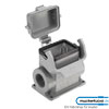 Harting 19 30 006 0296 Harting Aufbaugehäuse 6 B hohe Bauform 2x M25 Kunststoffkappe