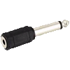Adapter Klinkenstecker 6,3mm stereo an Klinkenbuchse 3,5mm mono