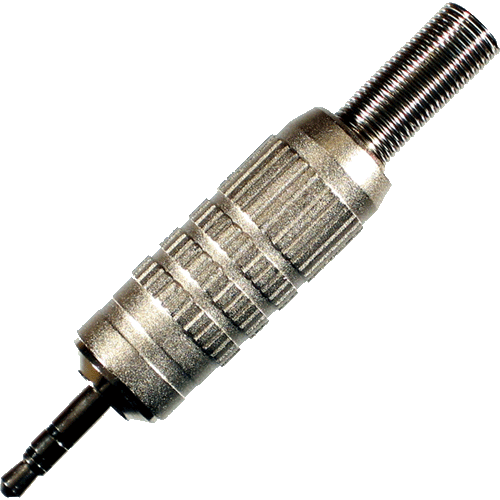   Klinkenstecker 3,5mm stereo metall massiv