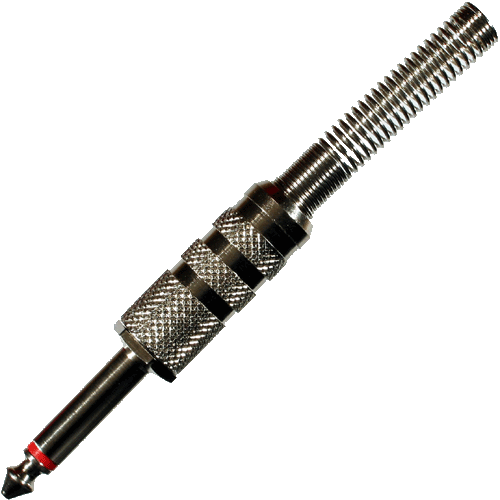   Klinkenstecker 6,3mm mono metall