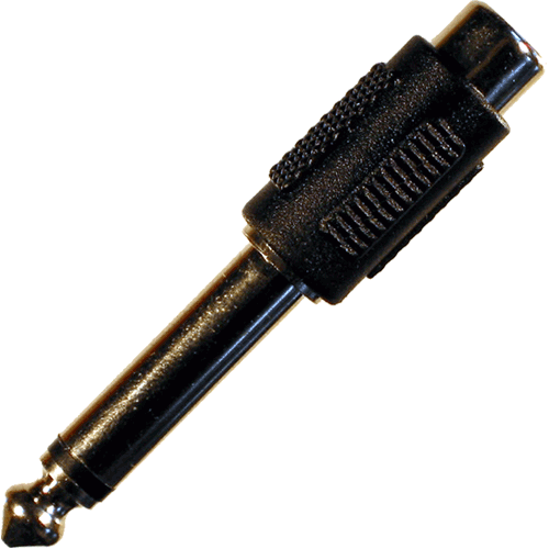 Adapter Klinkenstecker 6,3mm auf Cinchbuchse