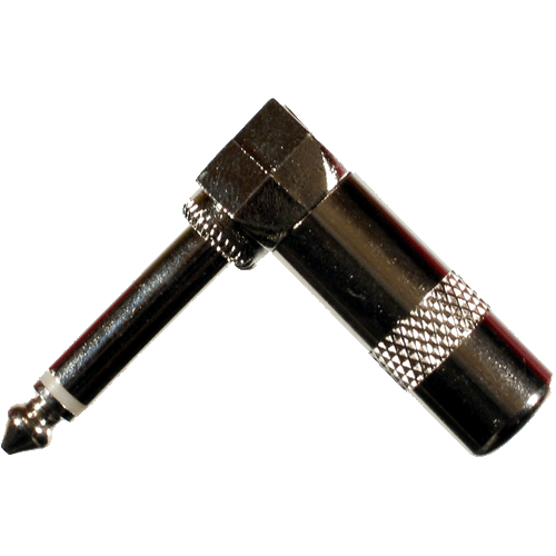   Klinkenstecker 6,3mm mono gewinkelt