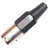   XLR-Stecker 3pol. male