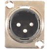   XLR-Buchse 3pol. male