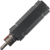 Adapter Cinchstecker an Klinkenbuchse 6,3mm mono