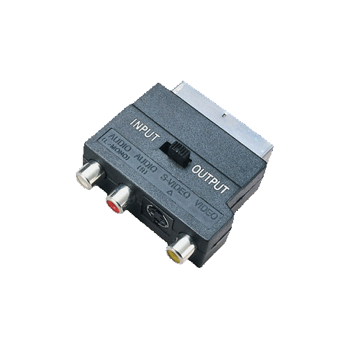   Adapter Scartstecker auf 3x Cinch und S-VHS