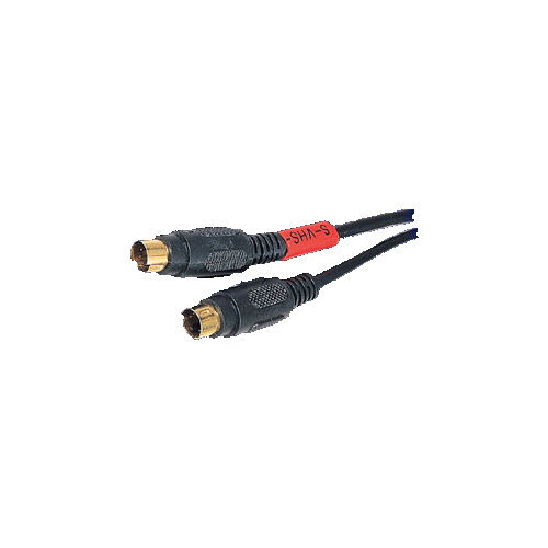   S-VHS-Kabel, vergoldete Kontakte, 5,0m