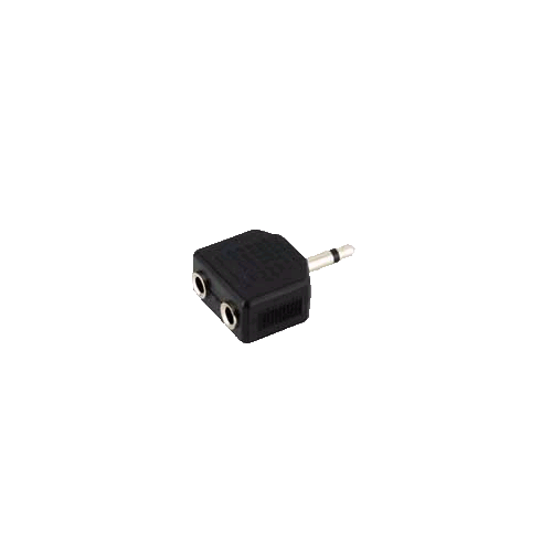 Adapter Klinkenstecker 3,5mm mono an 2xKlinkenbuchse 3,5mm mono