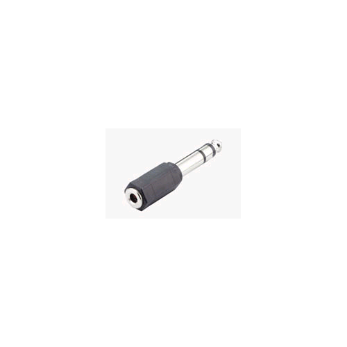   Adapter Klinkenstecker 6,3mm stereo an Klinkenbuchse 3,5mm stereo