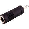   Adapter Klinkenstecker 3,5mm stereo auf Klinkenbuchse 6,3mm stereo