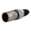   XLR-Stecker 3pol. male, Metallausführung (Import)