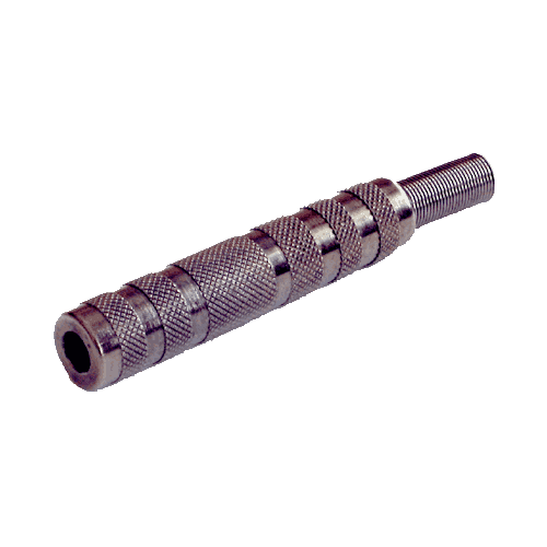   Klinkenkupplung 6,3mm, massiv, metall
