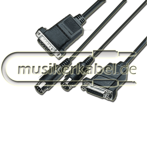   PC-Anschluß-MIDI-Kabel 2m