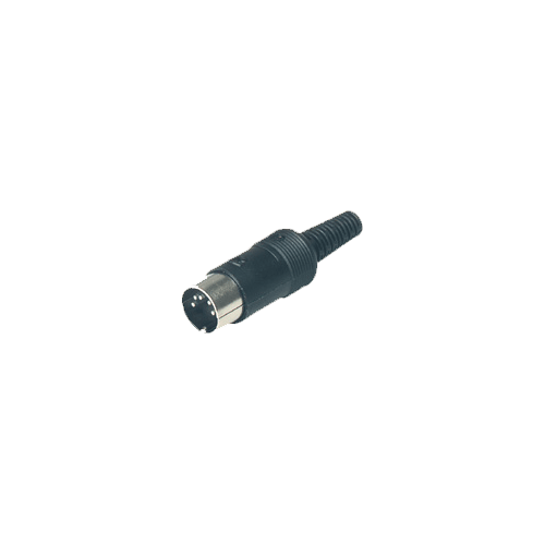   DIN-Stecker 5pol. 180G Lötanschluß