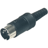   DIN-Stecker 5pol. 180G Lötanschluß