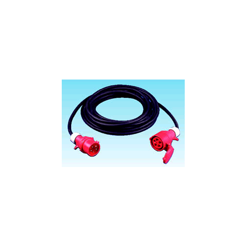 CEE 16A 5x 2,5qmm H07RN-F 50m schwarz