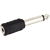 Adapter Klinkenstecker 6,3mm stereo auf Klinkenbuchse 3,5mm stereo metall