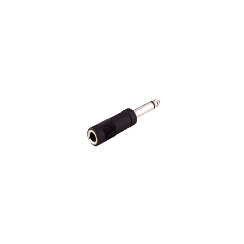 Adapter Klinkenstecker 6,3mm mono an Klinkenbuchse 6,3mm stereo