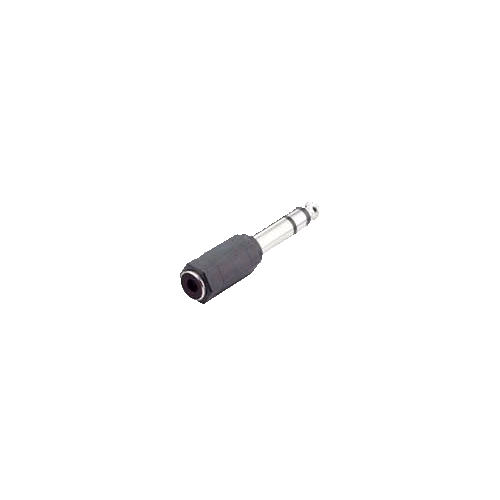   Adapter Klinkenstecker 6,3mm stereo an Klinkenbuchse 6,3mm mono