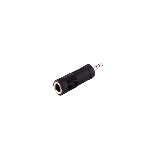  Adapter Klinkenstecker 3,5mm stereo an 6,3mm Klinkenbuchse 6,3mm mono