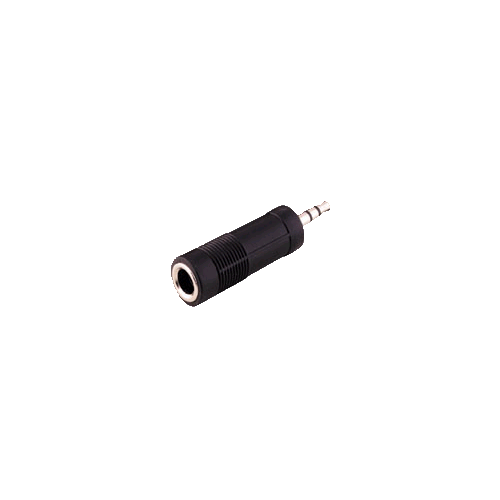 Adapter Klinkenstecker 3,5mm stereo an 6,3mm Klinkenbuchse 6,3mm mono