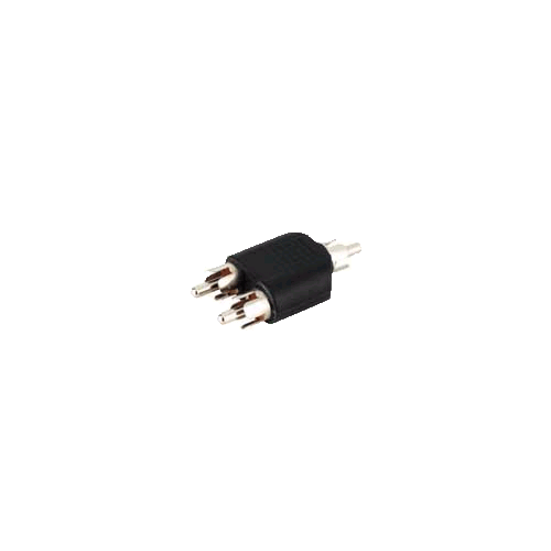 Adapter Cinchstecker auf 2x Cinchstecker