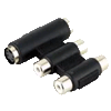   Adapter 2x Cinchbuchse u. S-VHS-Buchse an 2x Cinchbuchse u. S-VHS-Buchse