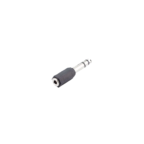   Adapter Klinkenstecker 6,3mm stereo an Klinkenbuchse 3,5mm mono