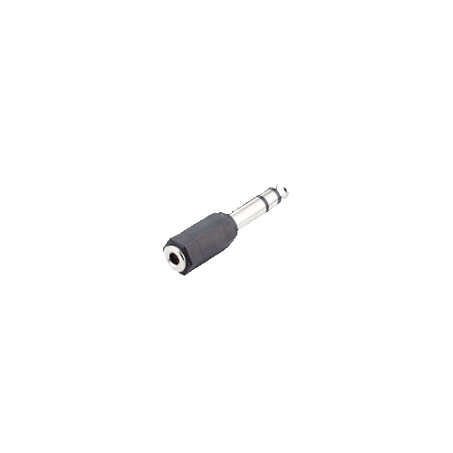 Adapter Klinkenstecker 6,3mm stereo an Klinkenbuchse 3,5mm mono
