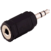 Adapter Klinkenstecker 3,5mm stereo an Klinkenbuchse 3,5mm mono