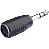 Adapter Klinkenstecker 6,3mm stereo an DIN-Buchse 5pol