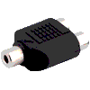 Adapter Klinkenstecker 3,5mm stereo auf 2x Cinchbuchse
