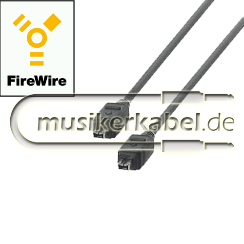 Firewire-Kabel 4pol - 4pol 1,8m