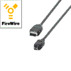   Firewire-Kabel 6pol - 4pol 1,8m