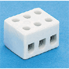   Keramik-Schraubklemme bis 300C 3polig 2,5qmm bis 6,0qmm 10 Stck