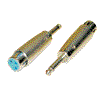   Adapter XLR-Buchse female an Klinkenstecker 6,3mm mono, Import