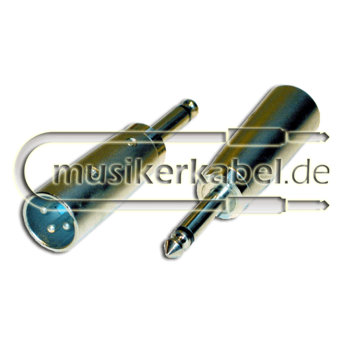   Adapter XLR-Buchse male an Klinkenstecker 6,3mm mono, Import