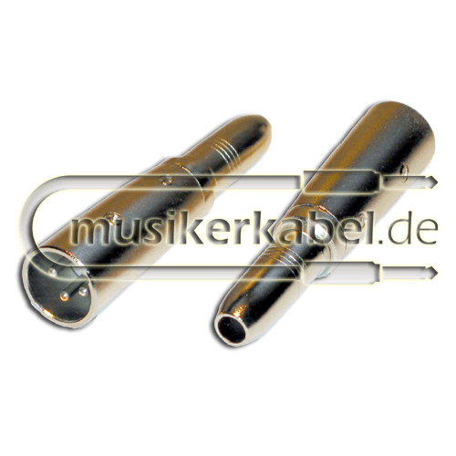   Adapter XLR-Buchse male an Klinkenbuchse 6,3mm mono, Import