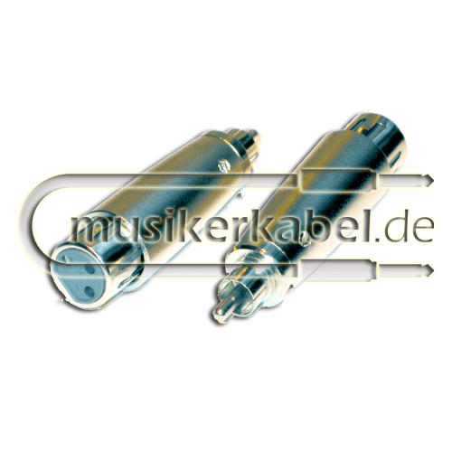 Adapter XLR-Buchse female an Cinchstecker, Import