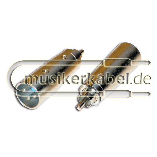 Adapter XLR-Buchse male an Cinchstecker, Import