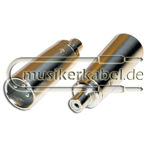 Adapter XLR-Buchse male an Cinchbuchse, Import