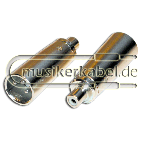   Adapter XLR-Buchse male an Cinchbuchse, Import