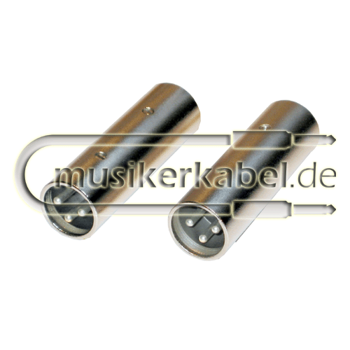 Adapter XLR-Buchse male an XLR-Buchse male